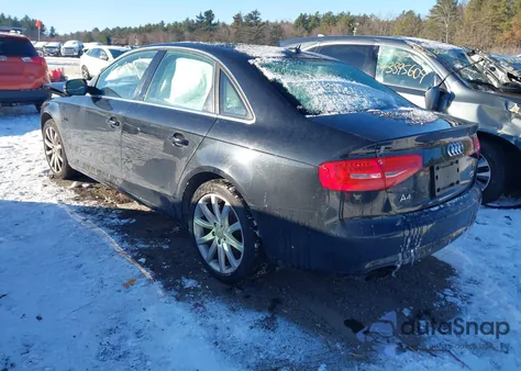 2013 Audi A4 2.0T Premium from USA, damaged, VIN WAUFFAFLXDN034033
